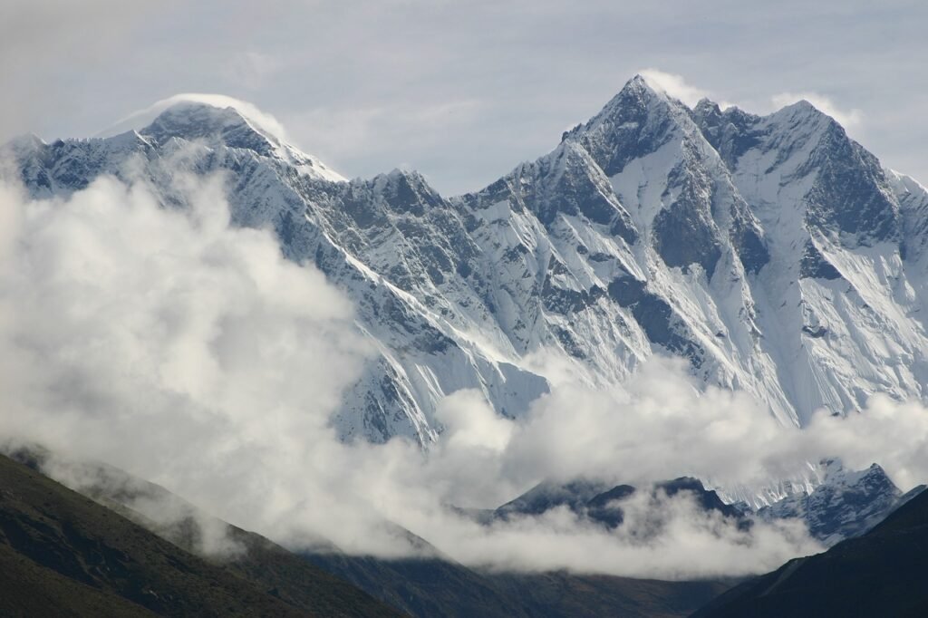 everest, lhotse, himalayas