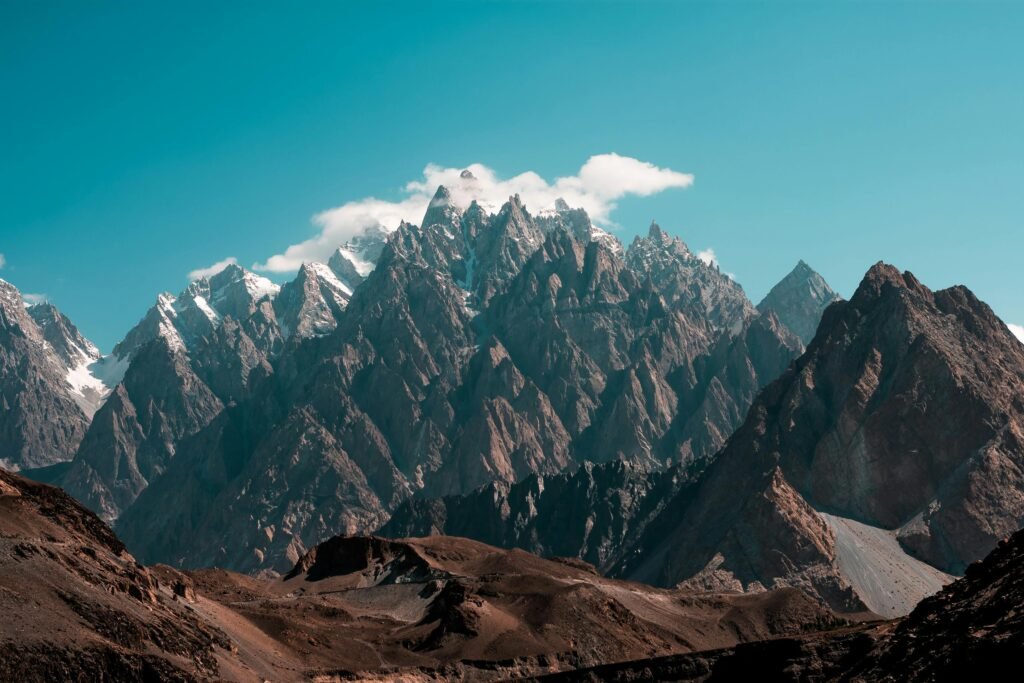 Scenic View of a Rocky Mountain